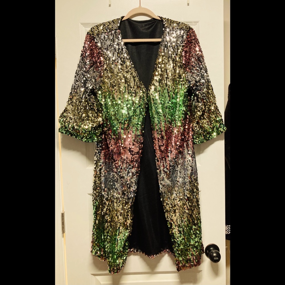 Sequin duster L/XL